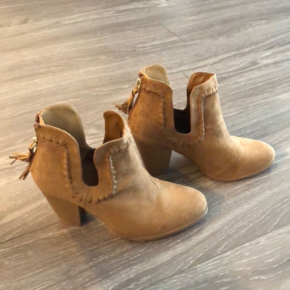 Camel Ankle Booties size 7.5